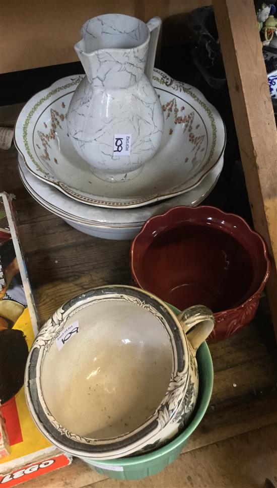 Wash bowls & pots